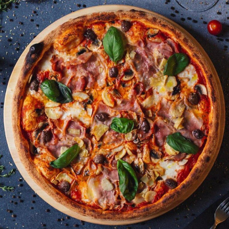 Пицца Капричоза 40 см с бесплатной доставкой из ресторана